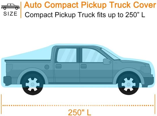 Waterproof UV Protection All Weather Car Cover for Sedan SUV Pickup MPV Universal Fit