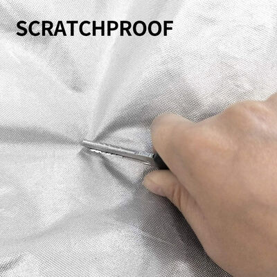 All Weather Protection Auto Cover with Reflective Strips and Windproof Design for Universal Fit