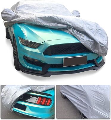 Auto Cover All Weather Protection UV Proof Windproof Design Universal Fit Car Cover
