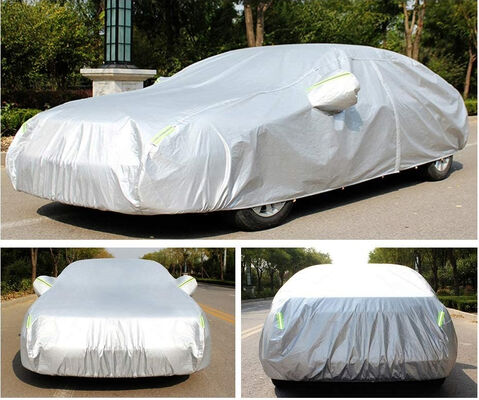 All Weather Protection UV Proof Windproof Design Car Cover for Automobiles with Reflective Strips
