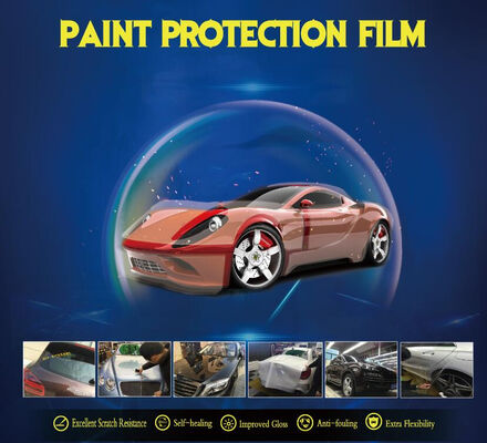 TPU Paint Protection Film for Car Body with Self-healing, Anti-fouling and 13.6 MIL Thickness