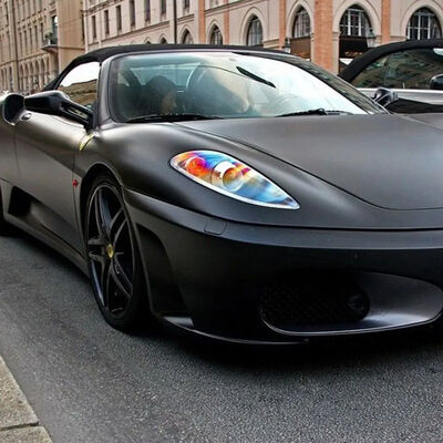 Dmis Satin Metal Black Car Wrap Vinyl with 5 Years Warranty 8 Mil Thickness and Low Initial Adhesive