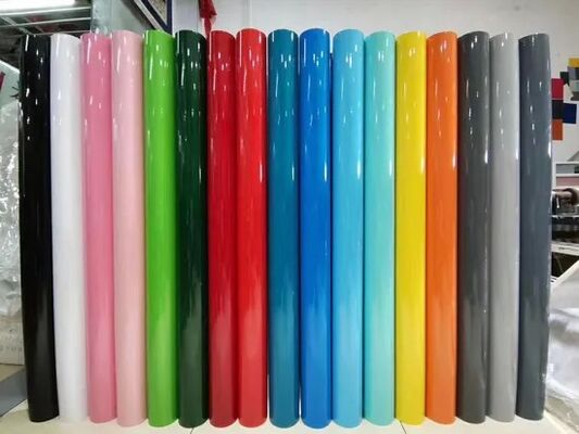 Super Glossy Colored Car Wrap Film with 10 Years Warranty and 7.5mil Thickness for Vehicle Wrapping
