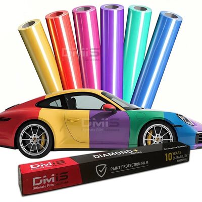 TPU Car Wrap Vinyl Roll with Anti Scratch UV Proof and 7.5mil Thickness for Paint Protection