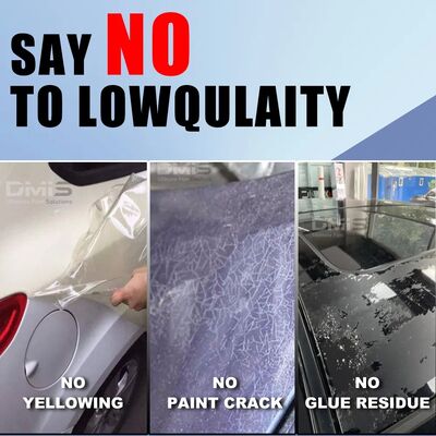 High-Quality TPU Car Wrap Vinyl with 10 Years Warranty 7.5mil Thickness and Self Healing Paint Protection Film