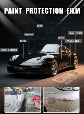 Super Glossy Vinyl Car Sticker with 10 Years Warranty and Hot Self Healing Car Wrapping Film