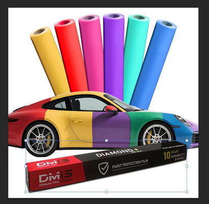 10 Year Warranty 7.5mil Thickness Self Healing Car Wrap Film Vehicle Vinyl Wrap for Long Durability