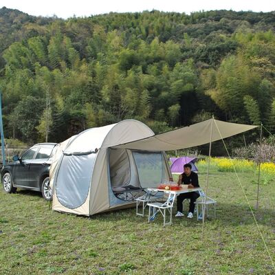 Waterproof Portable Anti-Mosquito Car Rear Tent SUV Extension Tent for Outdoor Camping