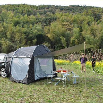 Waterproof Portable Anti-Mosquito Car Rear Tent SUV Extension Tent for Outdoor Camping