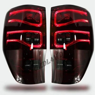 Waterproof Smoke Black Car Tail Light with Red and Yellow LED for 4X4 Ranger