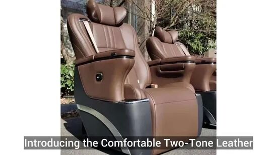 Customizable Leather OEM/ODM Acceptable Multifunctional Rear Car Seat for Luxury MPV RV Van Interior Upgrades