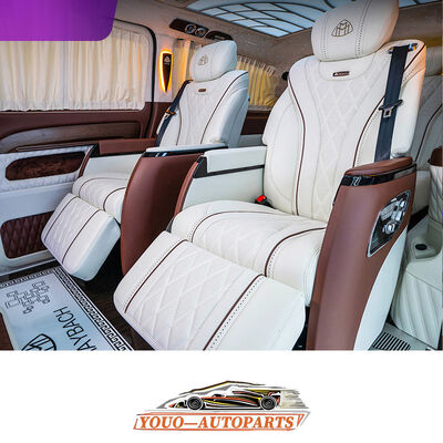 High-End Leather Car Seat with Customizable Color and OEM/ODM Service for Luxury MPV RV Van Interior Upgrades