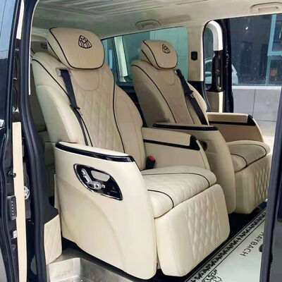 High-End Leather Car Seat with Customizable Color and OEM/ODM Service for Luxury MPV RV Van Interior Upgrades