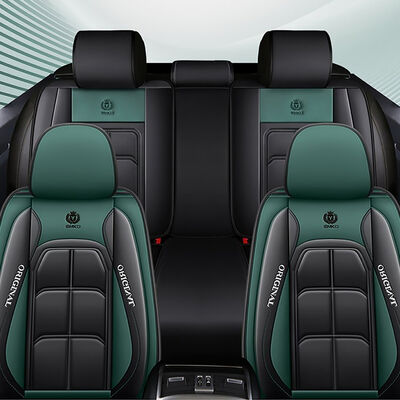 Premium Synthetic Leather Car Seat Covers with Universal Fit and Breathable Waterproof Design