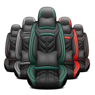Xiangta Universal Leather Car Seat Covers Breathable Waterproof Easy-Clean for All Vehicles
