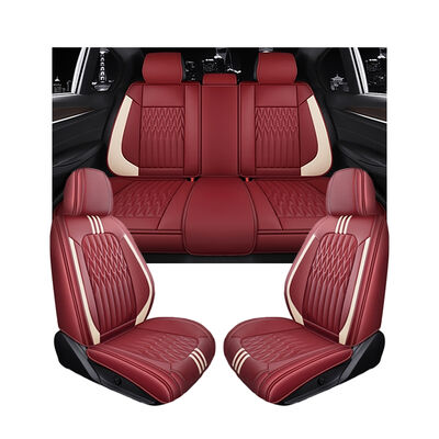 Xiangta Luxury Leather Car Seat Covers Breathable Waterproof Easy-Clean Universal Fit for All Vehicles