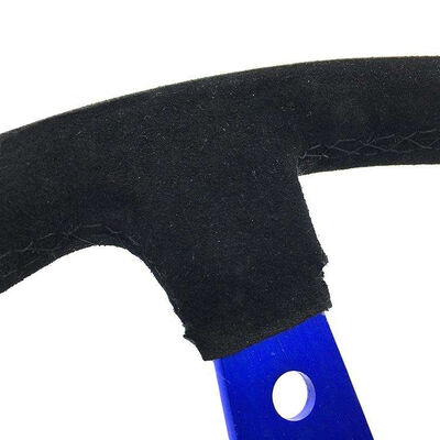 Customizable Embroidered Suede Material Sport Steering Wheel for Modified Cars