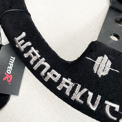 Tiypeor 350mm Suede Leather Drift Steering Wheel with Universal Fitment for JDM Cars