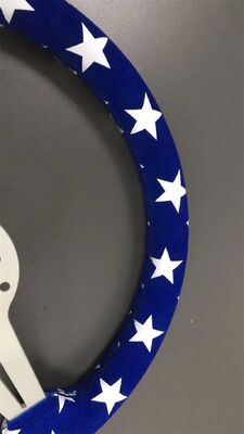 Tiypeor Suede Leather Custom Embroidery 350mm Diameter Racing Universal Drift Steering Wheel