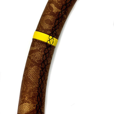 Universal Customizable Leather 350mm Drift JDM Steering Wheel with Center Joint