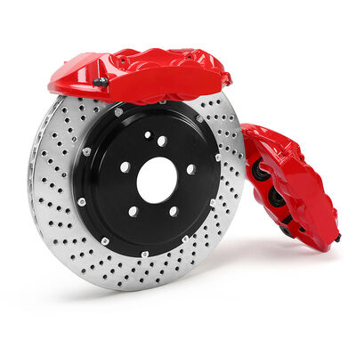 GT4 Brake Caliper Kit for Rear Wheel with 355/380MM Disc and Big Four Pistons Split Forged Design